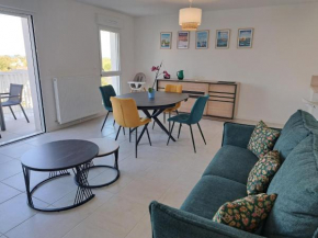 Aapartment, sea view in the distance and e-bike